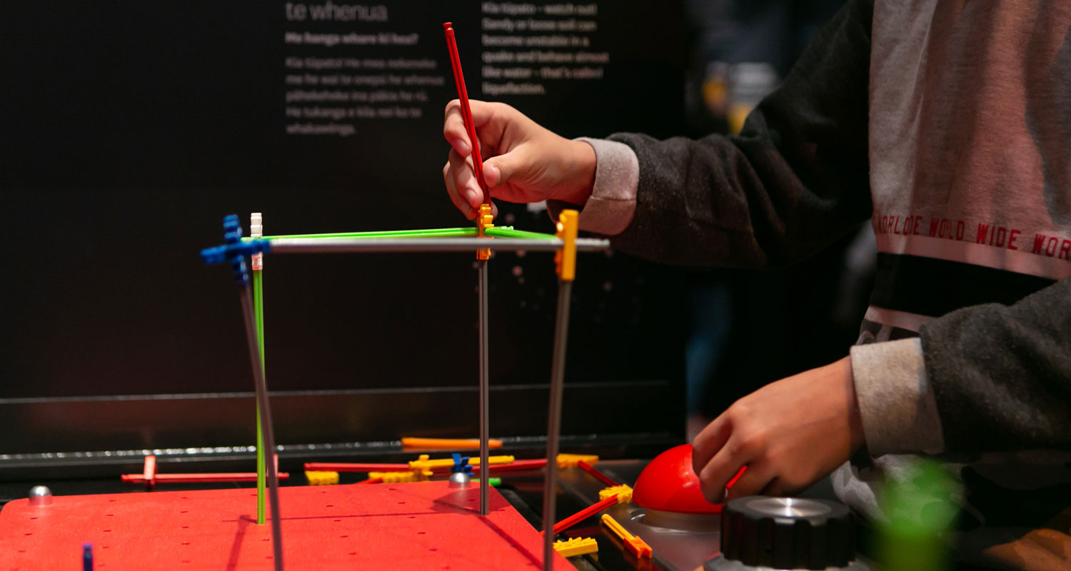 Designing a quake safe building at the shake table