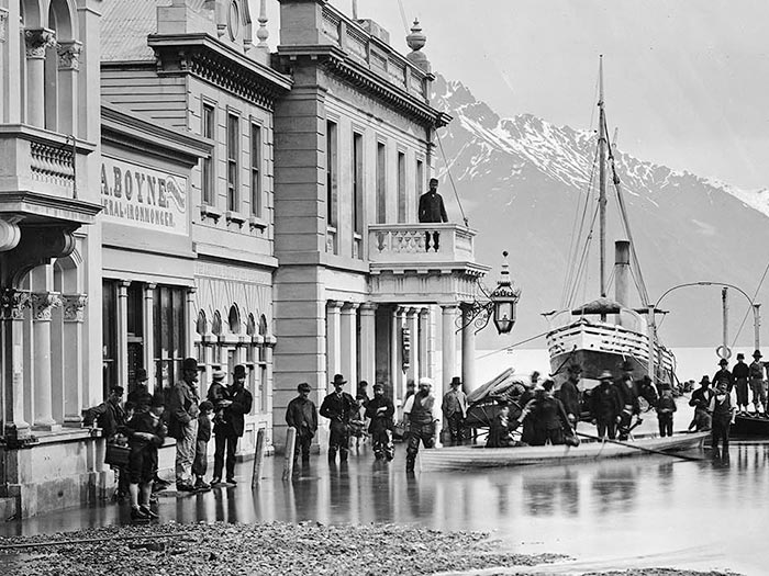 Queenstown flooded 1878