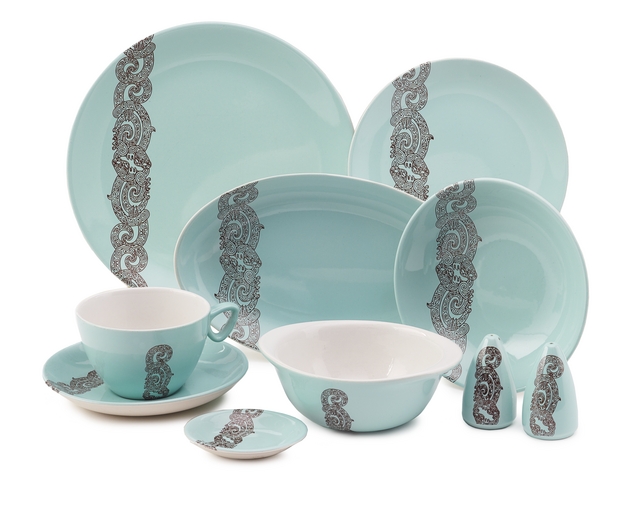 Crown Lynn Air New Zealand dinner set