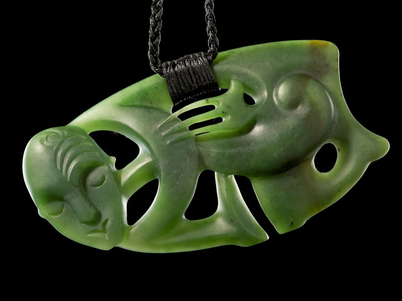 Greenstone pendant