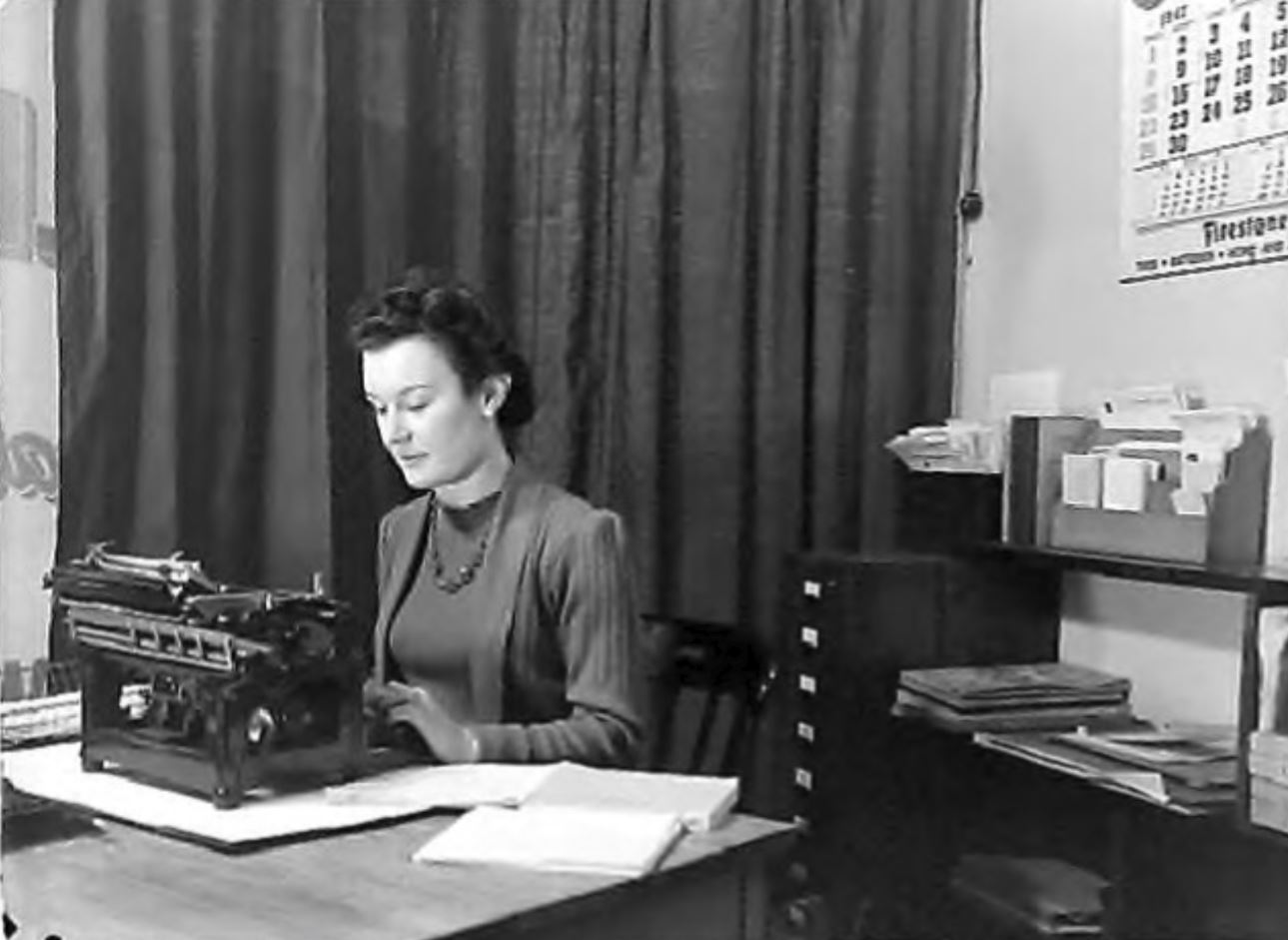 Woman at desk